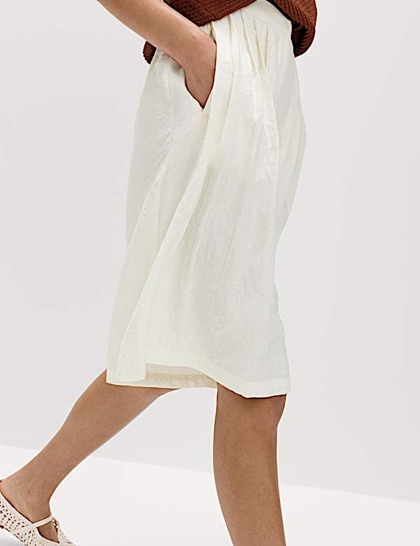 Short pliss&eacute; coupe longue - BE