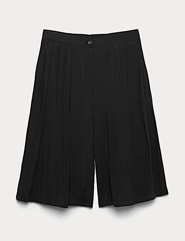 Pleated Longline Shorts - GR