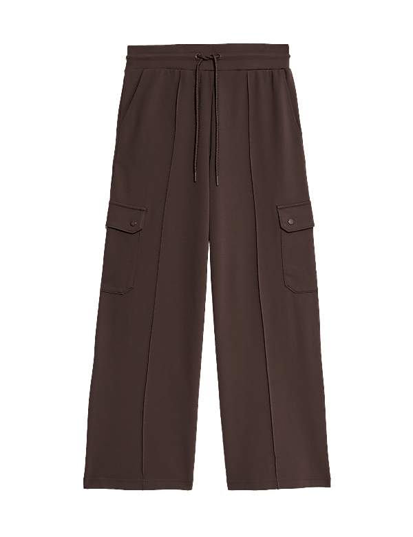 Ponte Utility Wide Leg Trousers