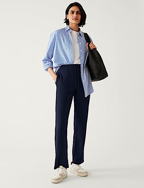 Jersey Straight Leg Joggers