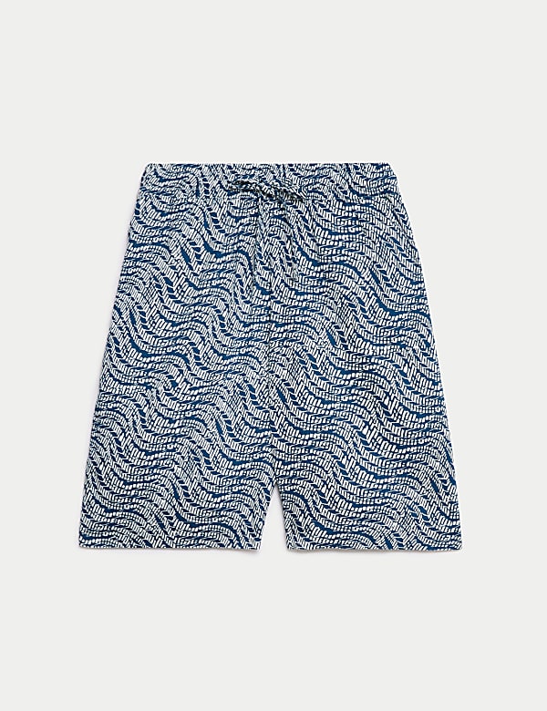 Printed Twill Shorts - HU