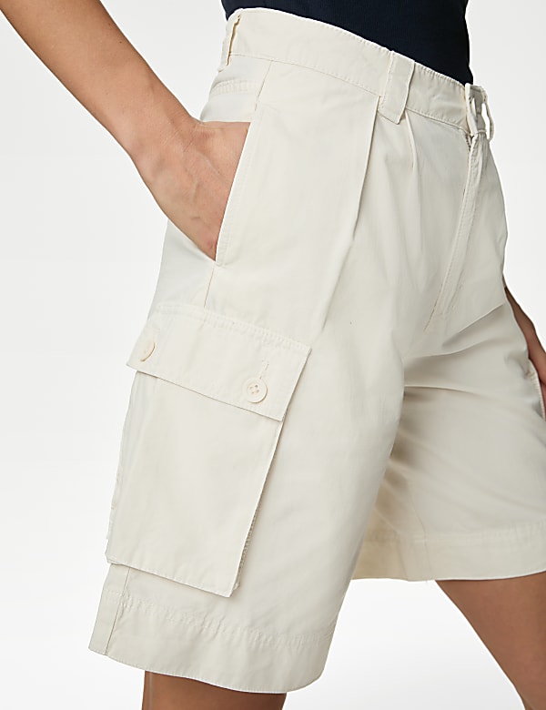 Pure Cotton Cargo Shorts