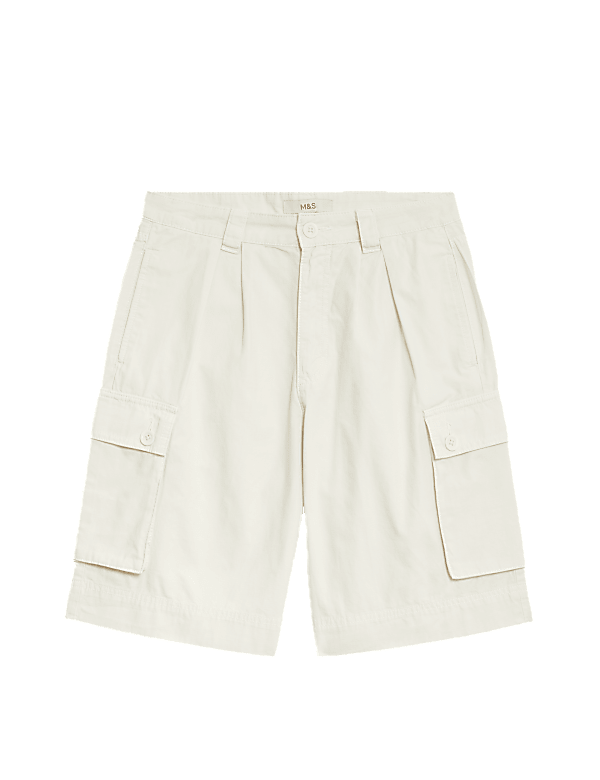 Pure Cotton Cargo Shorts