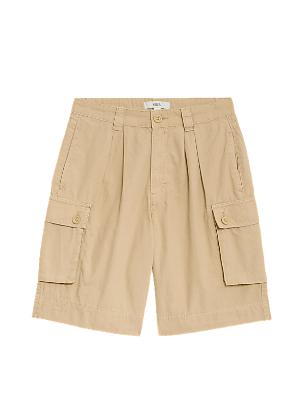 Pure Cotton Cargo Shorts