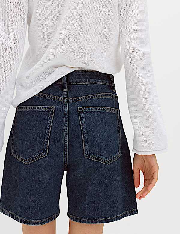 Pure Cotton Denim Classic Shorts - NZ