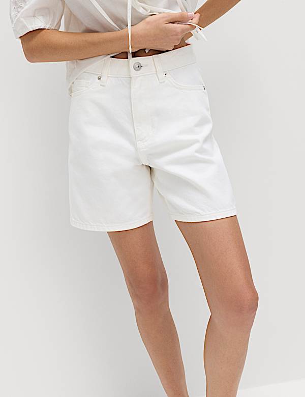 Pure Cotton Denim Classic Shorts - MV