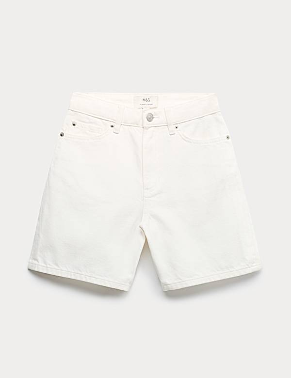 Pure Cotton Denim Classic Shorts - MV