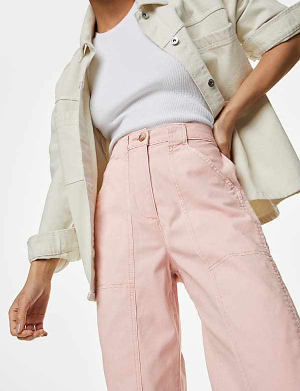 Pantal&oacute;n straight informal de algod&oacute;n - ES