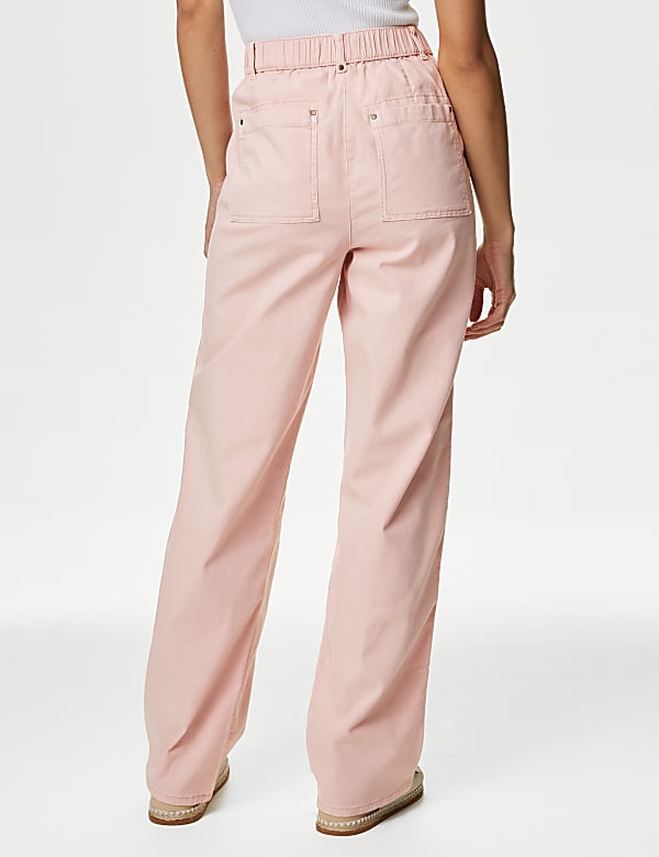 Pantal&oacute;n straight informal de algod&oacute;n - ES