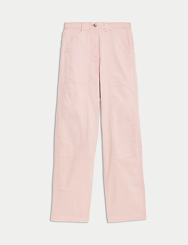 Pantal&oacute;n straight informal de algod&oacute;n - ES