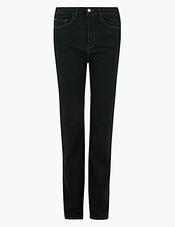 Magic Shaping High Waisted Straight Leg Jeans - CH