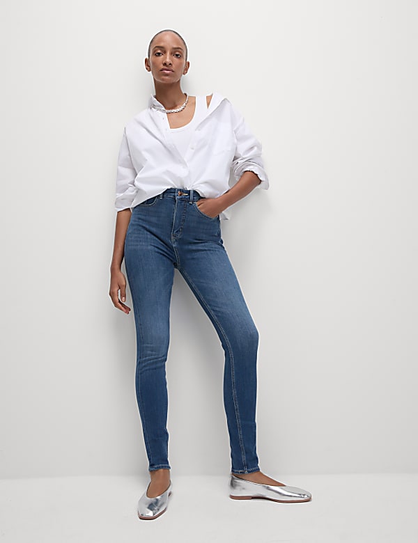 Magic Shaping High Waisted Skinny Jeans - MV