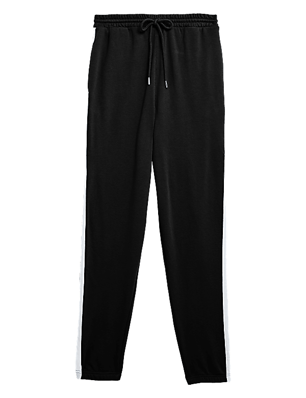 Cotton Rich Side Stripe Cuffed Joggers
