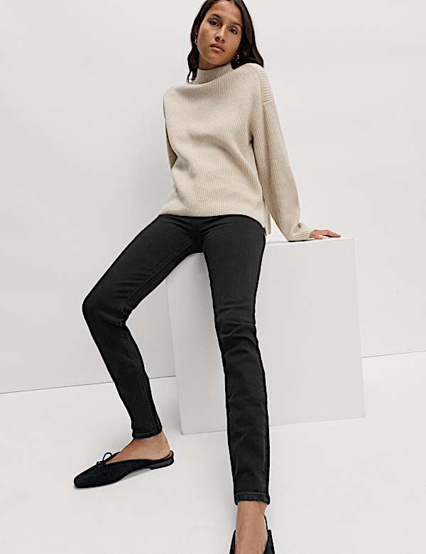 Skinny-Jeans mit Magic Shaping und hohem Bund - AT