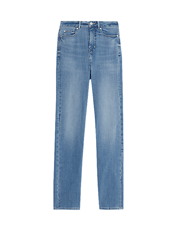 Magic Shaping High Waisted Straight Leg Jeans