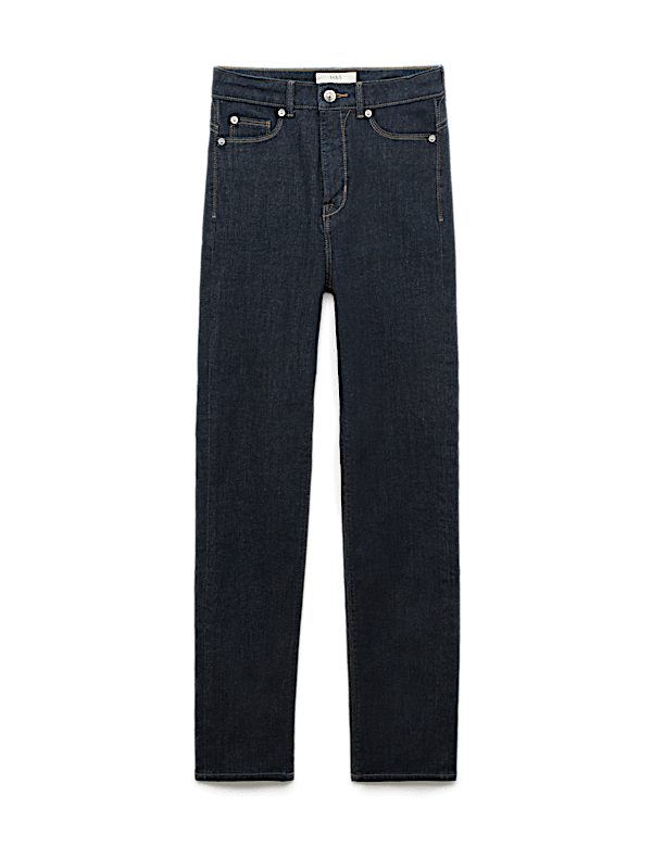 Magic Shaping High Waisted Straight Leg Jeans