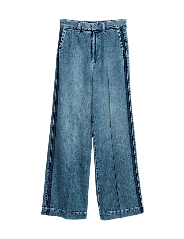 Premium High Rise Denim Trousers