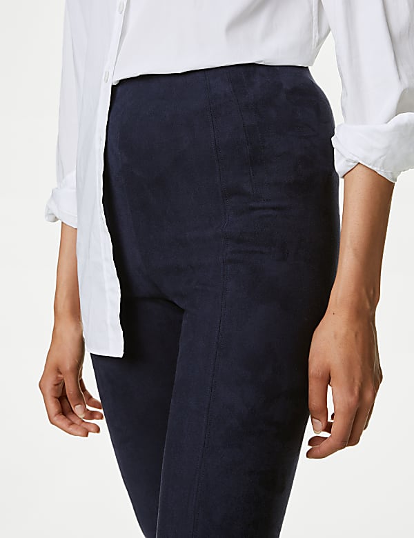 Suedette High Waisted Leggings