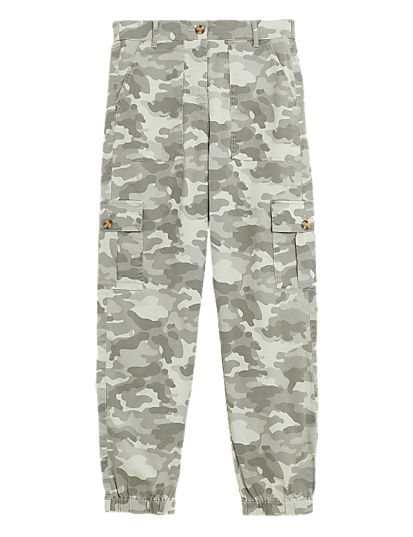 Cargo Utility Camo Tapered Trousers
