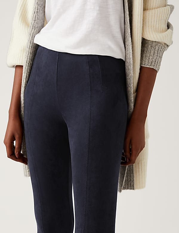 Suedette High Waisted Leggings