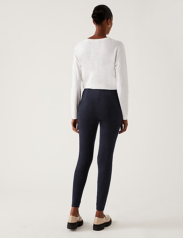 Suedette High Waisted Leggings