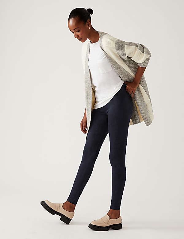 Suedette High Waisted Leggings