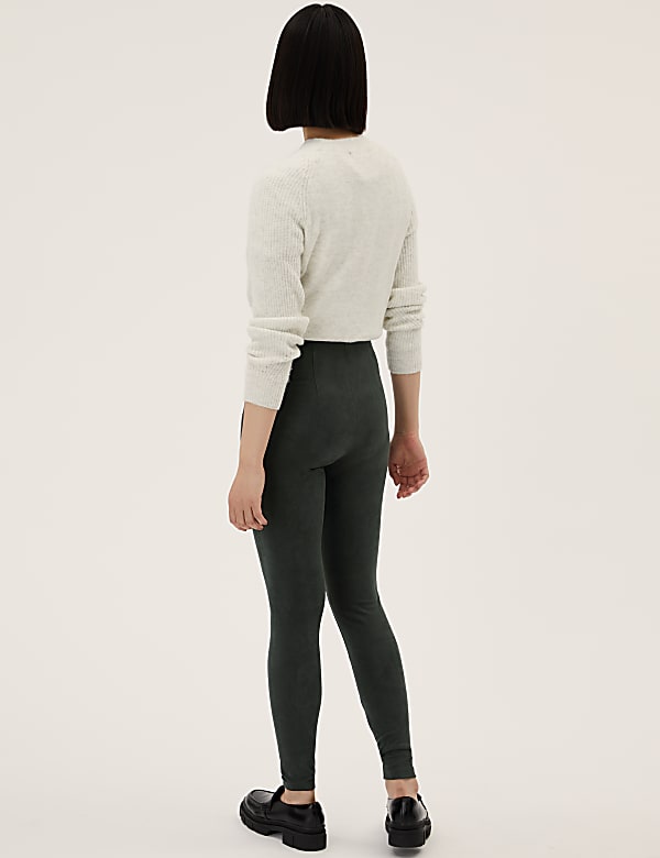 Suedette High Waisted Leggings