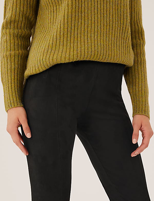 Suedette High Waisted Leggings