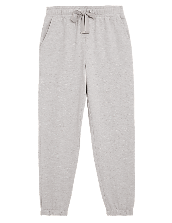 Cotton Tapered Ankle Grazer Joggers