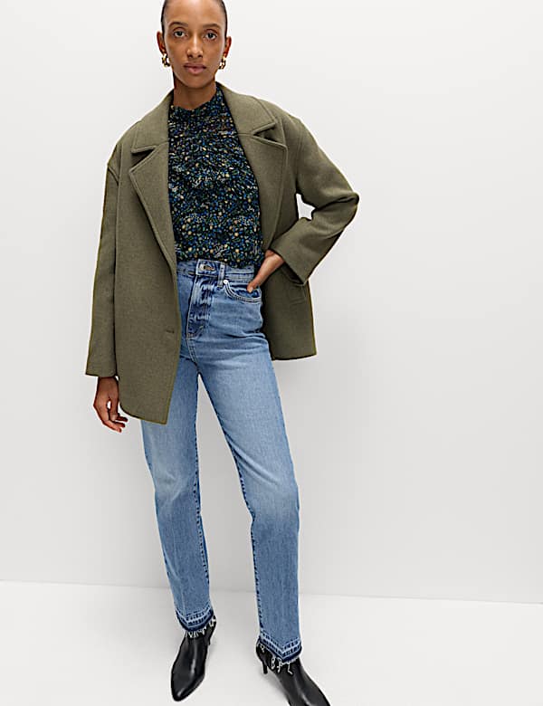 Premium High Rise Authentic Slim Jeans