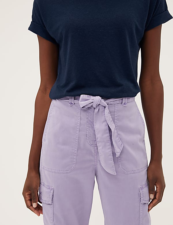 Tencel™ Rich Cargo Tapered Trousers