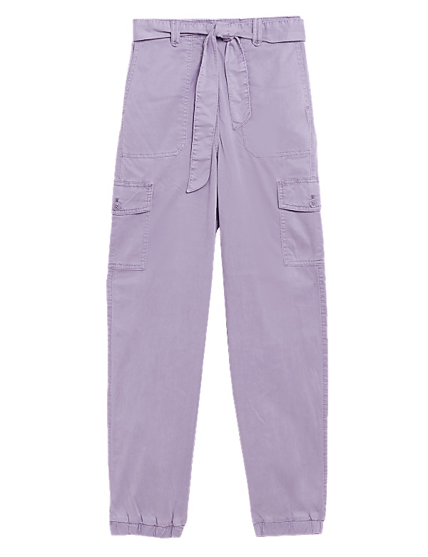 Tencel™ Rich Cargo Tapered Trousers