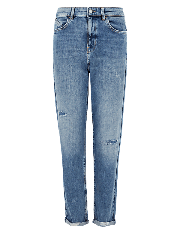 Boyfriend Jeans with Stretch
