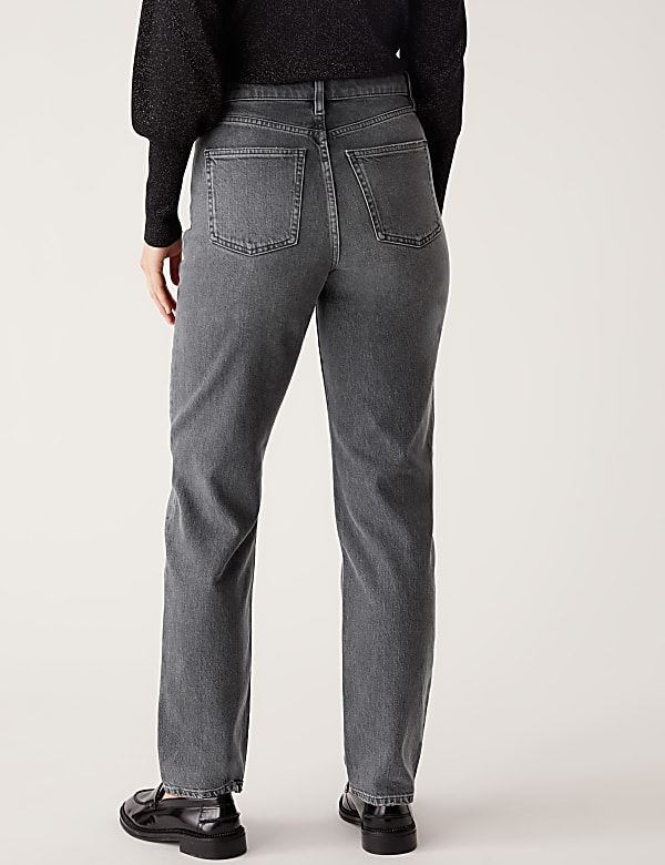 Boyfriend Embroidered Ankle Grazer Jeans