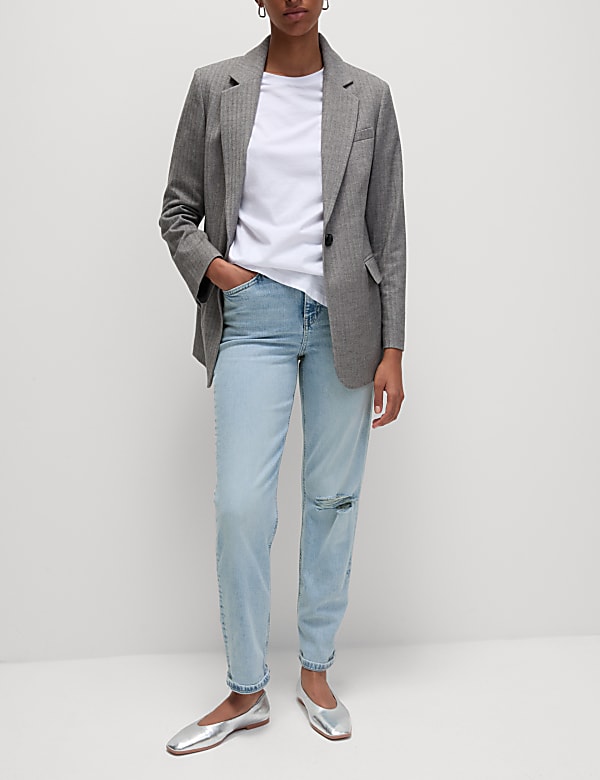 Boyfriend Ankle Grazer Jeans