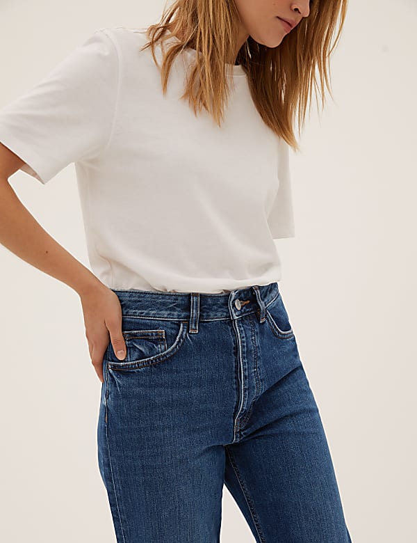 Boyfriend Jeans With Recycled Cotton