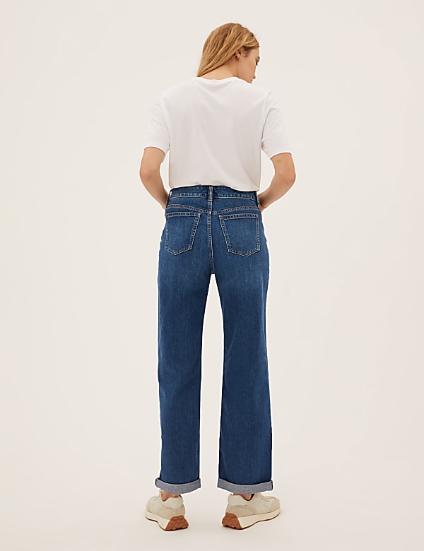 Boyfriend Jeans With Recycled Cotton