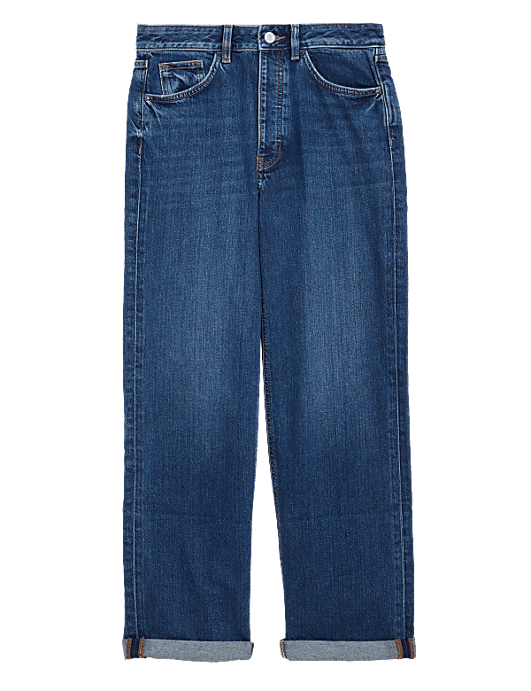 Boyfriend Jeans With Recycled Cotton