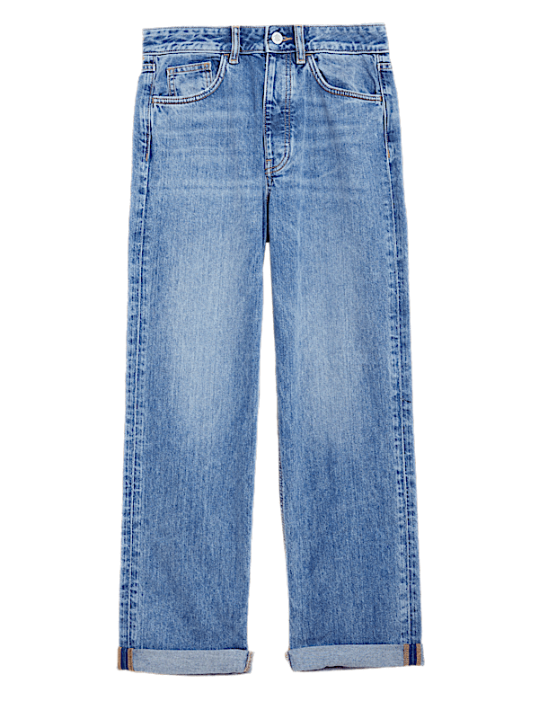 Boyfriend Jeans With Recycled Cotton
