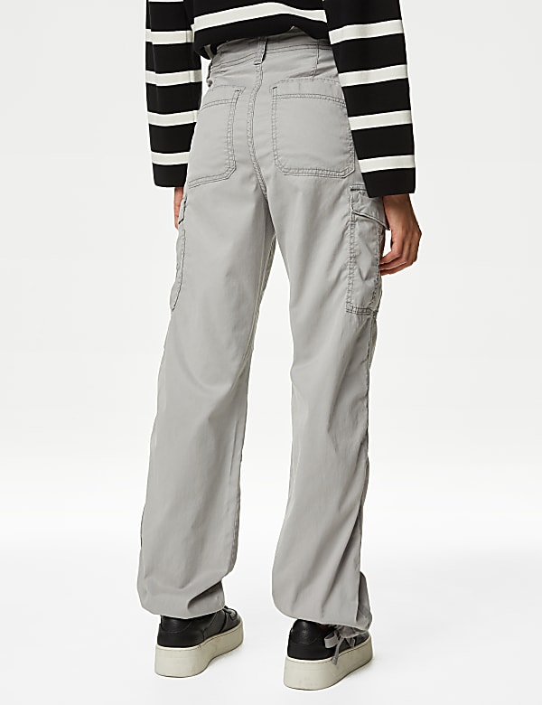 Lyocell™ Rich Cargo Straight Leg Trousers