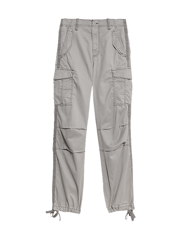 Lyocell™ Rich Cargo Straight Leg Trousers