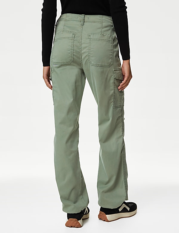 Lyocell™ Rich Cargo Straight Leg Trousers