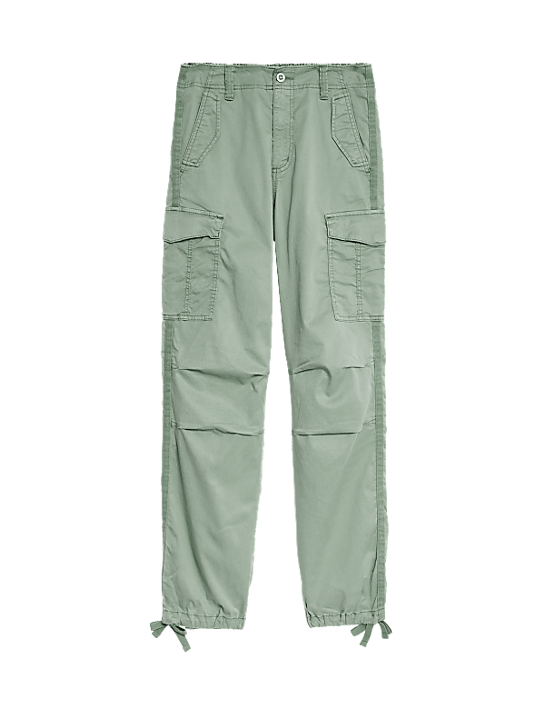 Lyocell™ Rich Cargo Straight Leg Trousers