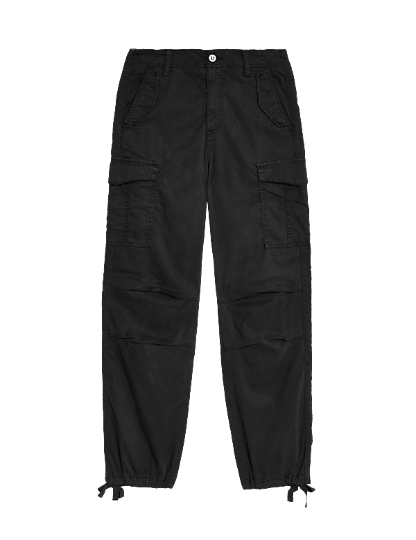 Lyocell™ Rich Cargo Straight Leg Trousers