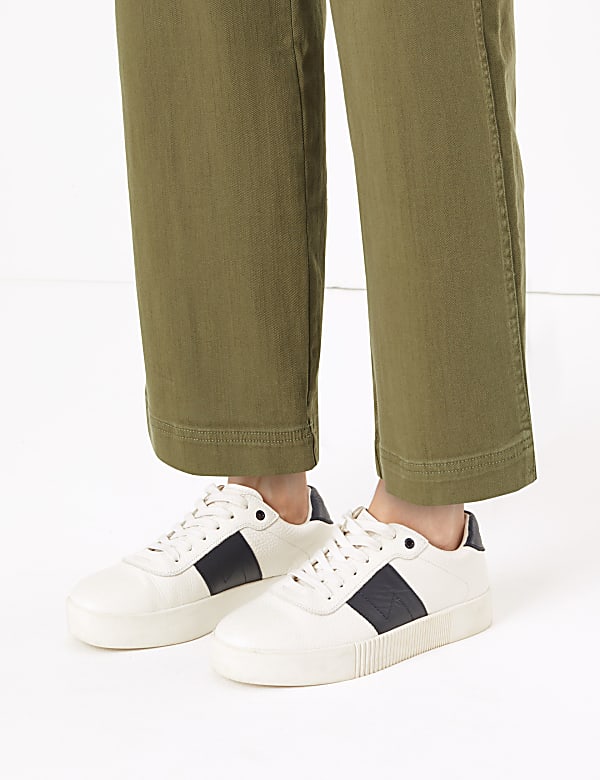 Utilty Wide Leg Ankle Grazer Jeans