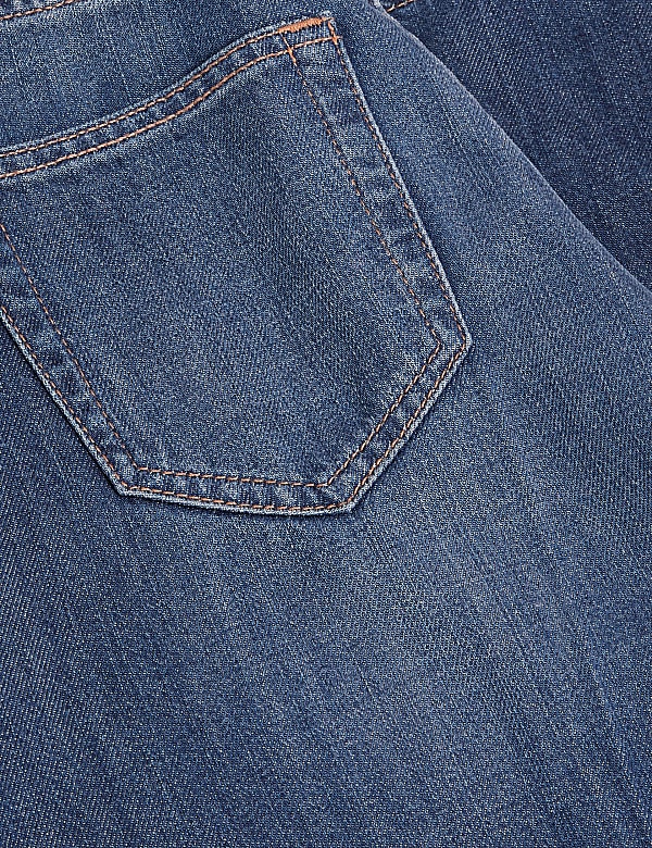 Denim Cropped Culottes