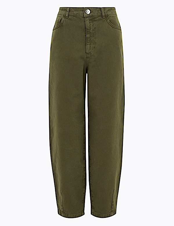 High Waisted Balloon Jeans