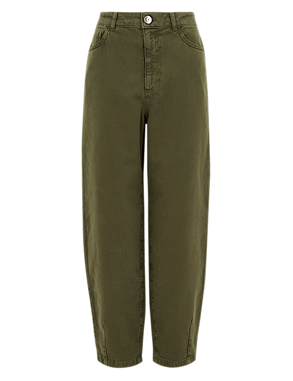 High Waisted Balloon Jeans