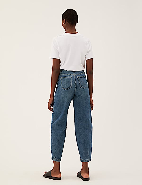 High Waisted Balloon Jeans