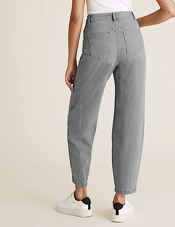 High Waisted Balloon Jeans